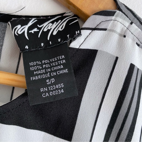 Lord & Taylor High Low Sleeveless Plaid Animal Print Top - Picture 12 of 12